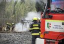 18.4.2025 – Požár kůlny v Hamrech
